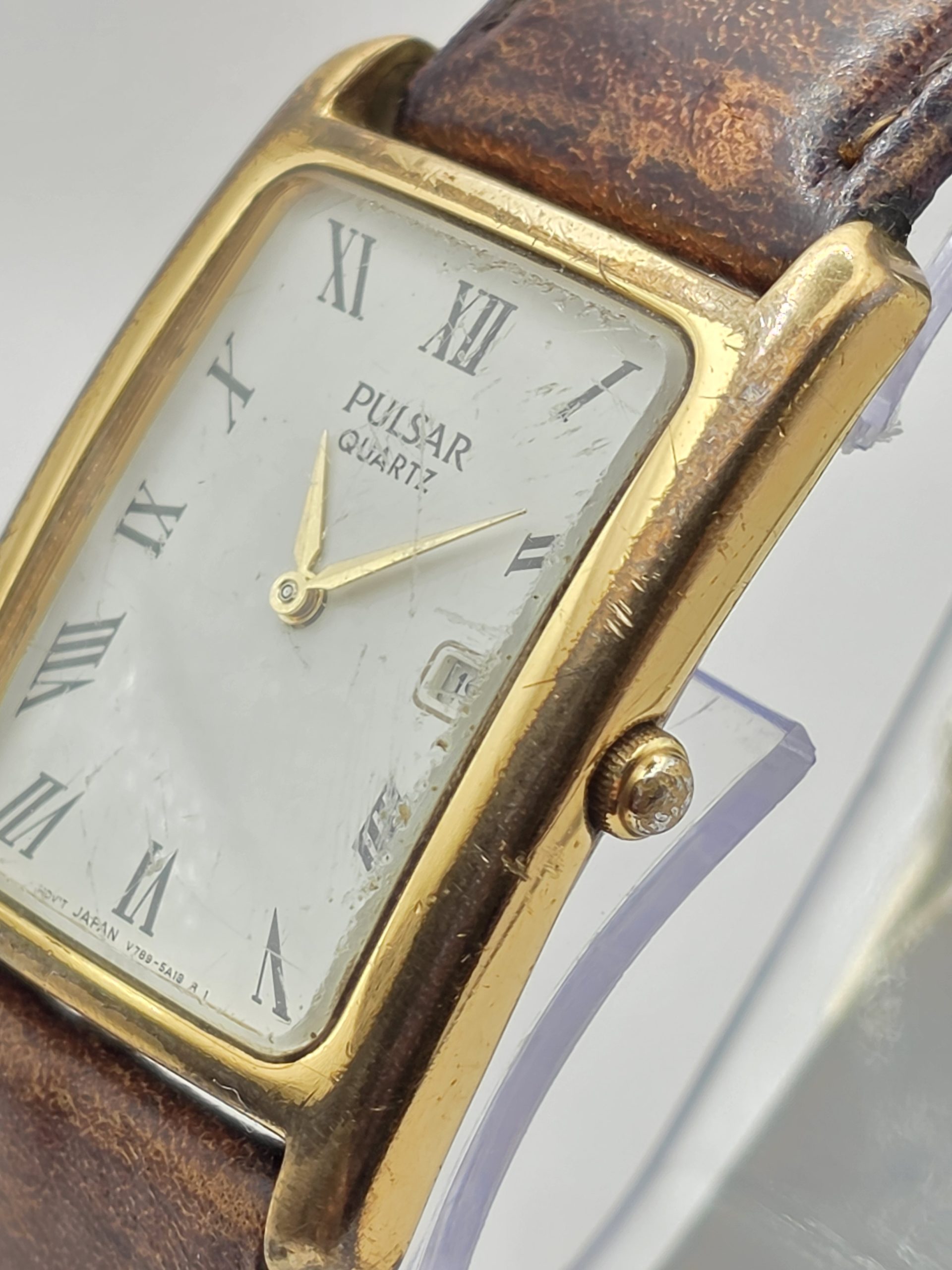 pulsar quartz rectangular dress watch pulsar quartz rectangular dress watch