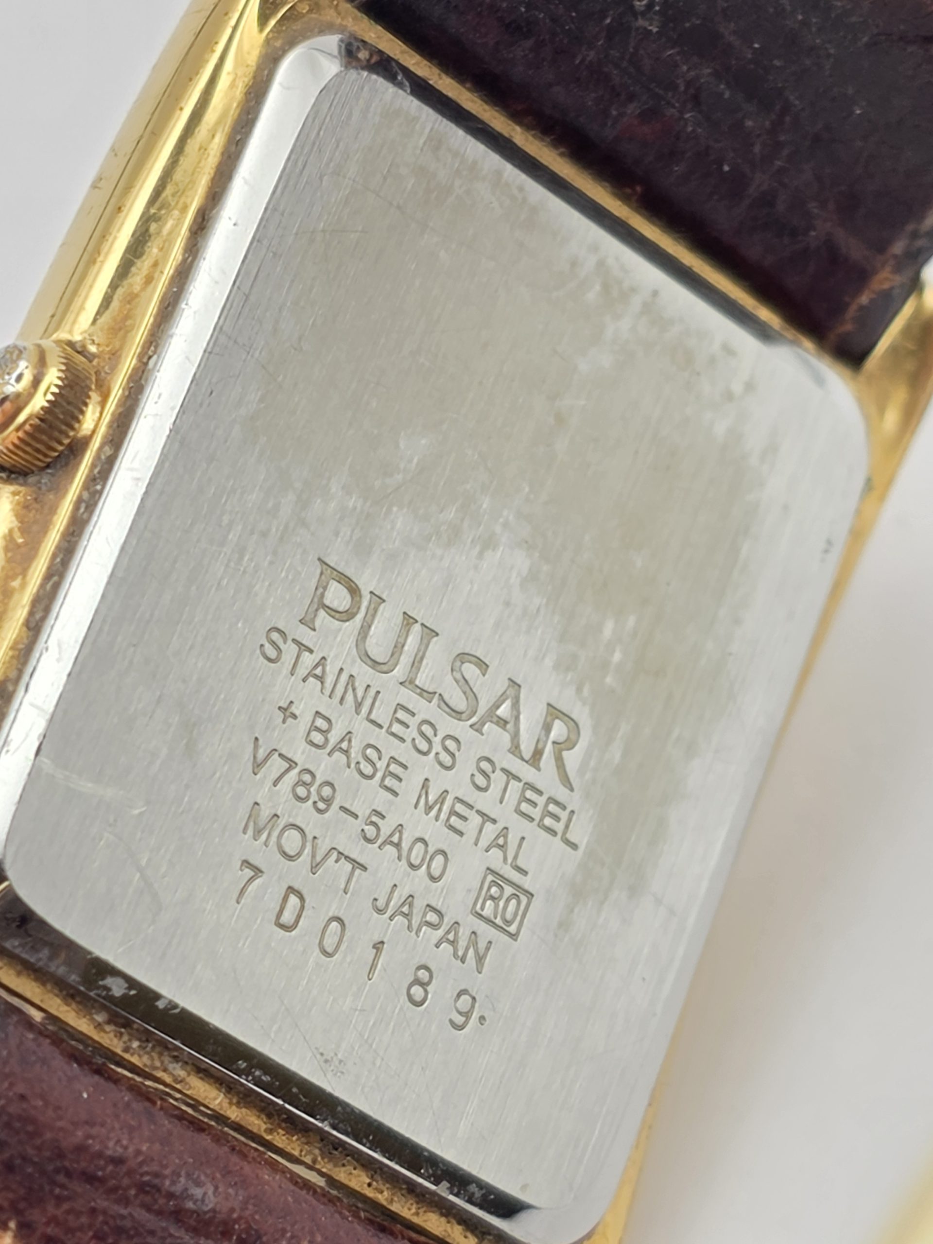 pulsar quartz rectangular dress watch pulsar quartz rectangular dress watch