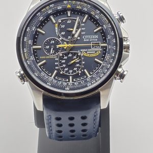 citizen eco drive promaster blue angels world chronograph at at8020 03l