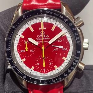 omega speedmaster reduced "michael schumacher" edition ref: 3810.61.41